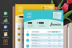 Invoice Template Excel Word Pages