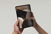 Digital Tablet Holding Mockup Scene, an iPad Mockup by Ataku Design (Thumbnail 8 of 8)