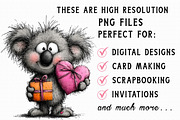 Cute Animal Valentine Love Set Clipa, an Illustration by Libby Wishes (Thumbnail 6 of 6)