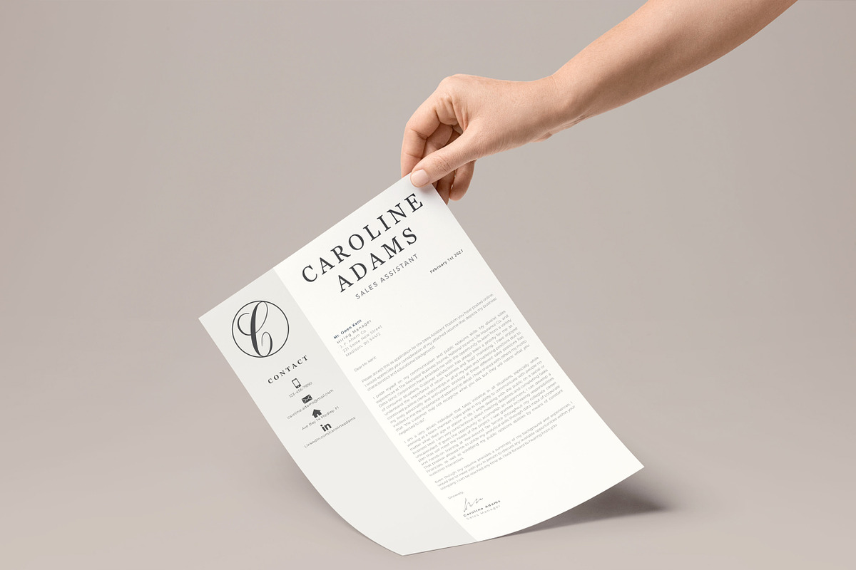 Sales Assistant Creative Resume, a Resume Template by HIRED Design Studio (Photo 14 of 15)