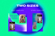 Instagram Social Media CANVA Neon, a Social Media Template by Vermeulen Design Studio (Thumbnail 5 of 9)