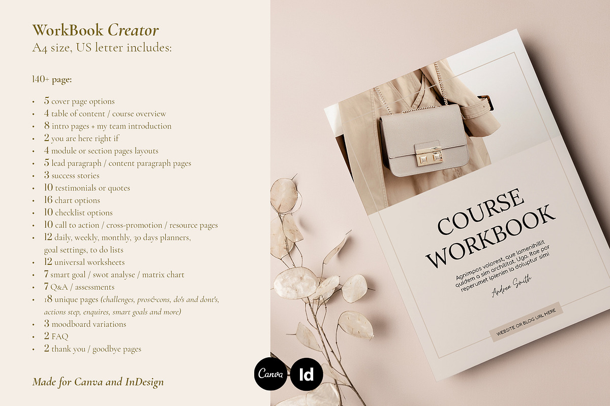 WorkBook Elegant for Course Creators, a Magazine Template by Mirazz (Photo 2 of 26)