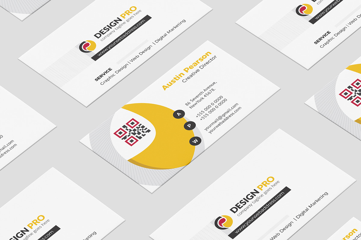 Minimal Business Card, a Business Card Template by ZAAS (Photo 6 of 6)