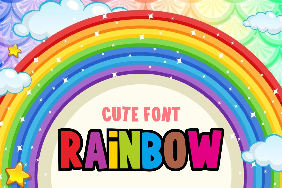 Girly Cute, a Sans Serif Font by Fourteen Letter (Photo 4 of 7)
