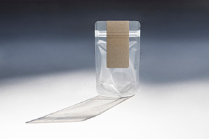 transparent plastic pouch