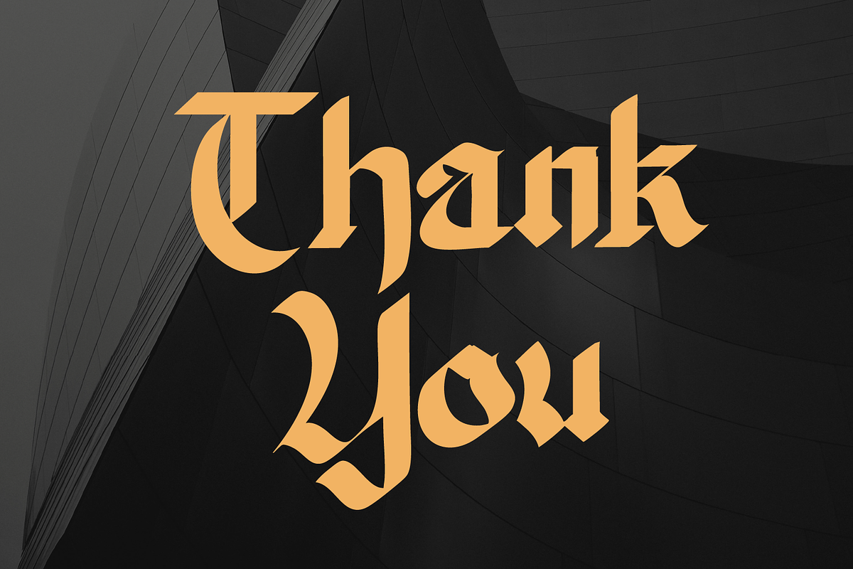 Kosegry – A Bold Blackletter Font, a Blackletter Font by Randi Irvan | Rvandtype (Photo 13 of 13)