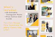 Stay Golden-Canva Instagram Template, a Social Media Template by Mintistic Design (Thumbnail 2 of 8)