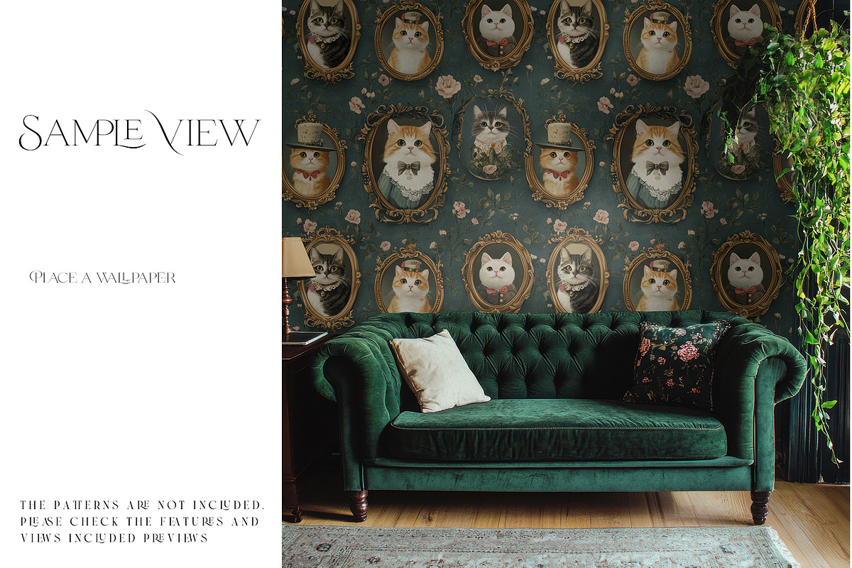 44 Frames and Wallpaper Mockup, a Product Mockup by mock-ups (Photo 6 of 18)