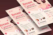 Breast Cancer Day Charity Flyer, a Flyer Template by SquidPixey (Thumbnail 5 of 6)