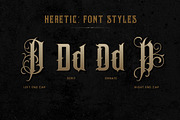 Heretic Blackletter Font Family, a Blackletter Font by StockMamba (Thumbnail 7 of 13)