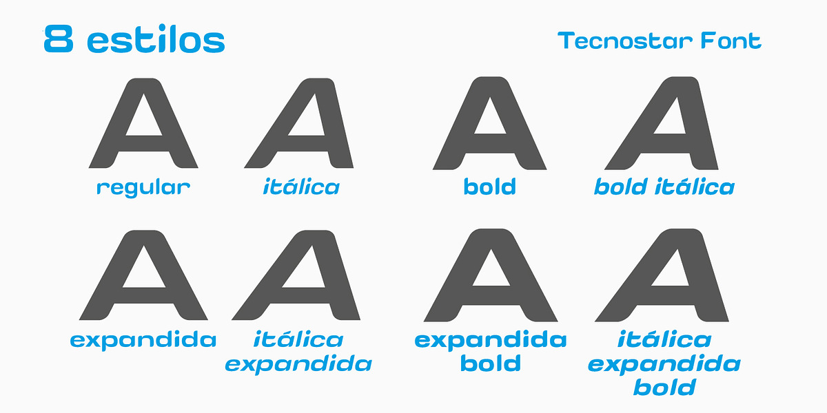 Tecnostar, a Sans Serif Font by Ixipcalli (Photo 2 of 6)