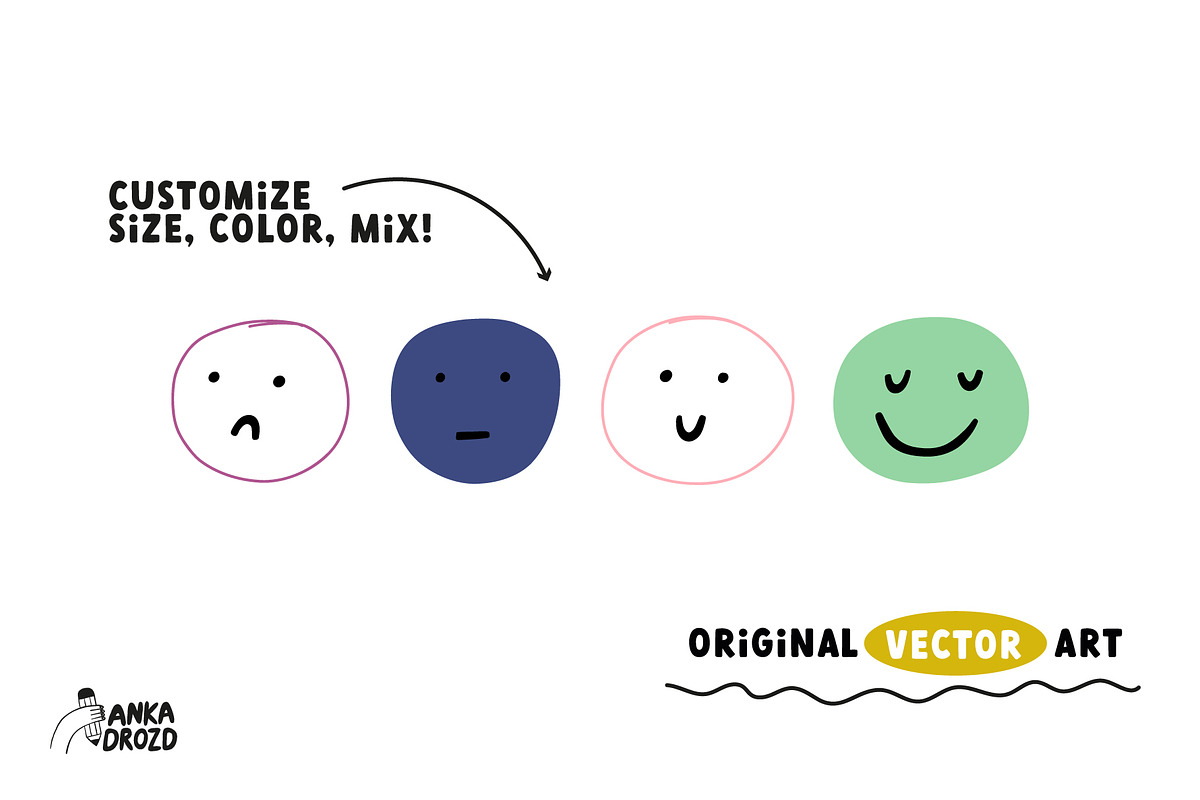 Smiley Face, an Object Graphic by AnkaDrozd (Photo 6 of 6)