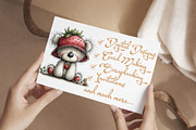 Whimsical Woodland Strawberry Clipar, an Illustration by Libby Wishes (Thumbnail 4 of 7)