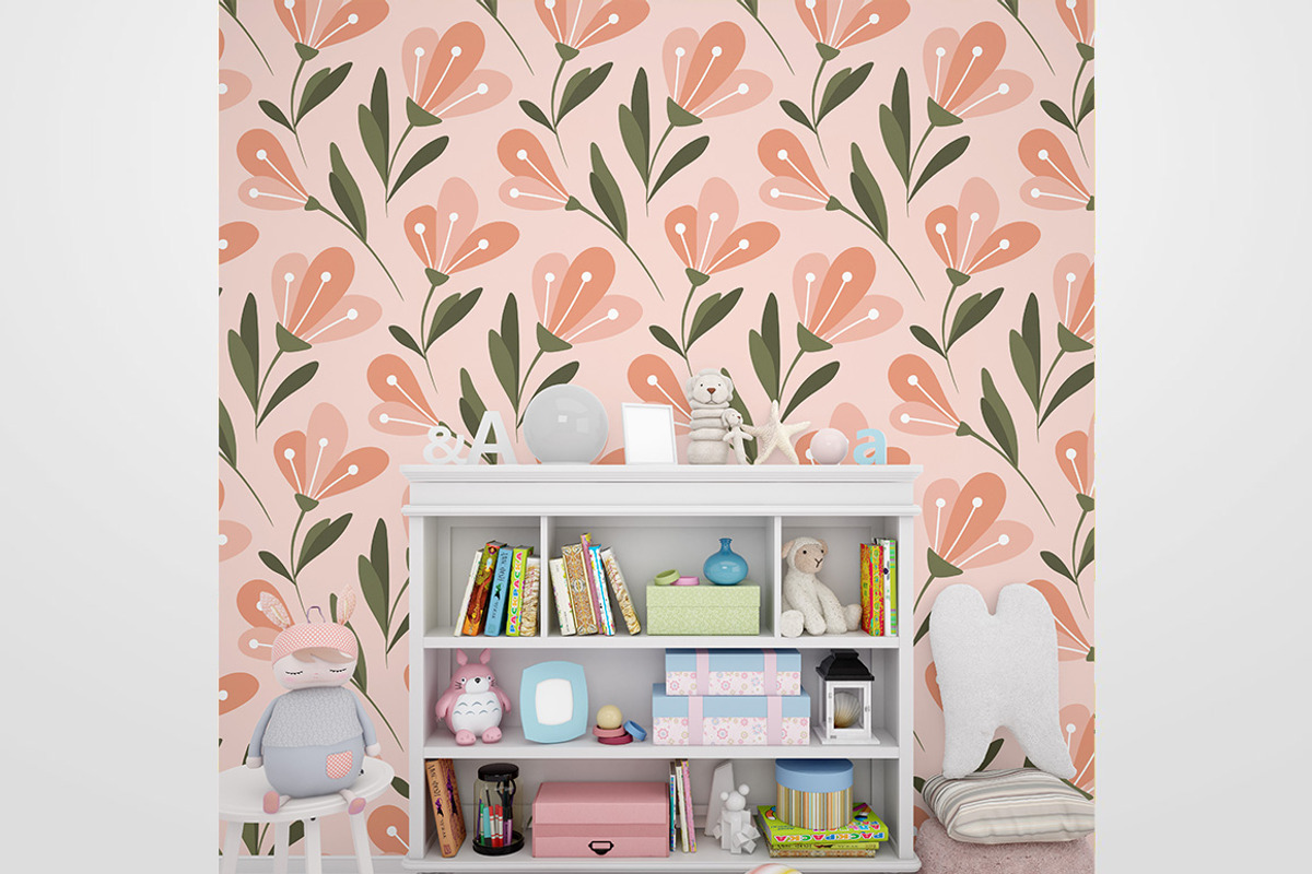 Abstract Flowers Seamless Patterns, a Pattern Graphic by Kotulska (Photo 5 of 9)