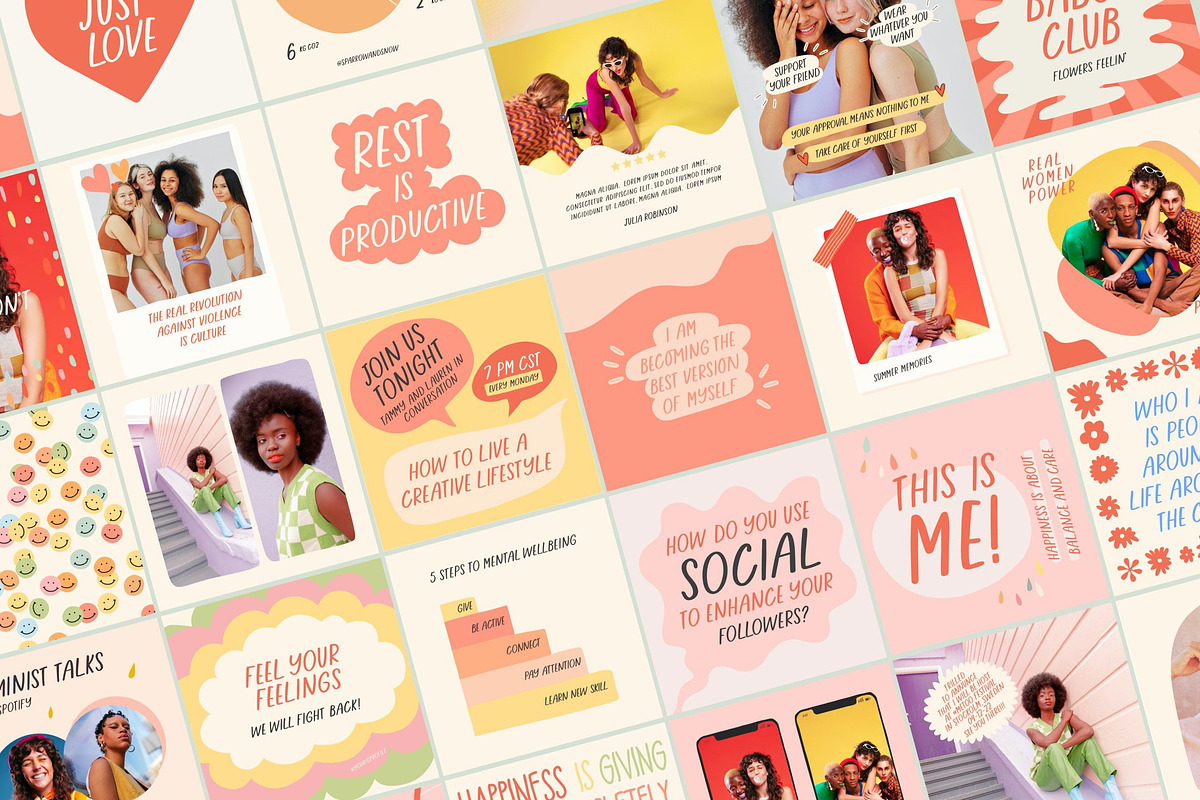 Freedom | Social Media Kit, a Social Media Template by Sparrow & Snow (Photo 2 of 22)