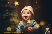 30 Christmas bokeh overlay PNG, an Action Add-On by Walllow Creatives (Thumbnail 3 of 7)