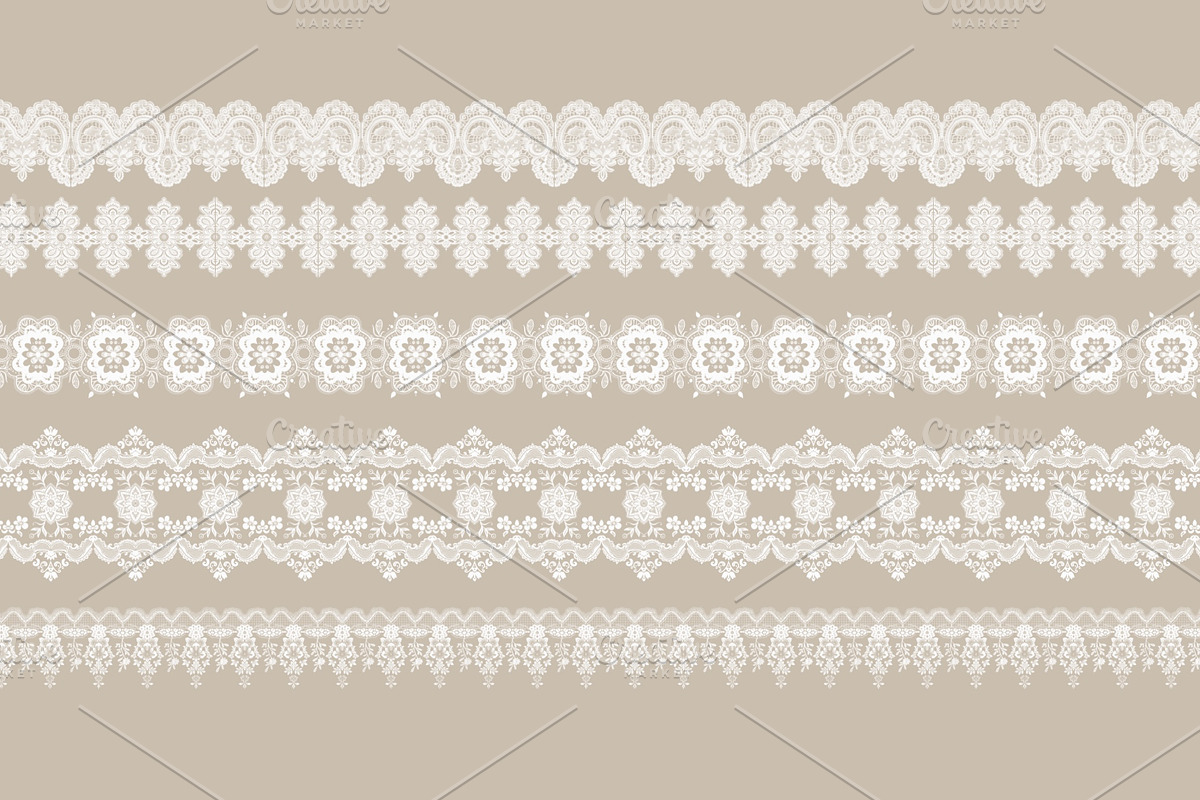 36 Lace brushes Procreate, a Brush Add-On by byJuliaKors (Photo 4 of 6)