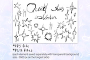 Quirky zodiac signs + stars set, an Object Graphic by SweetRenieDesigns (Thumbnail 3 of 9)