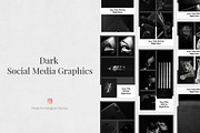 Dark Pack, a Social Media Template by Social Corner Graphics (Thumbnail 2 of 8)