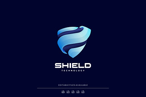 Shield Gradient Logo