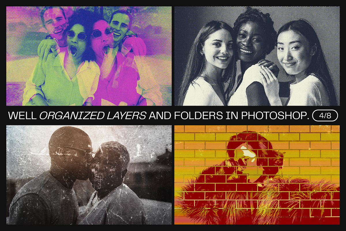 12 Photo Effect Templates, a Layer Style Add-On by iDoodle Studio (Photo 4 of 6)