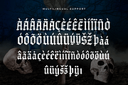 Shadowkill – Modern Blackletter Font, a Blackletter Font by overlaytemplates (Thumbnail 5 of 5)