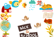 Frame of getting Back to School, an Animal Illustration by Maria Starus (Thumbnail 2 of 3)