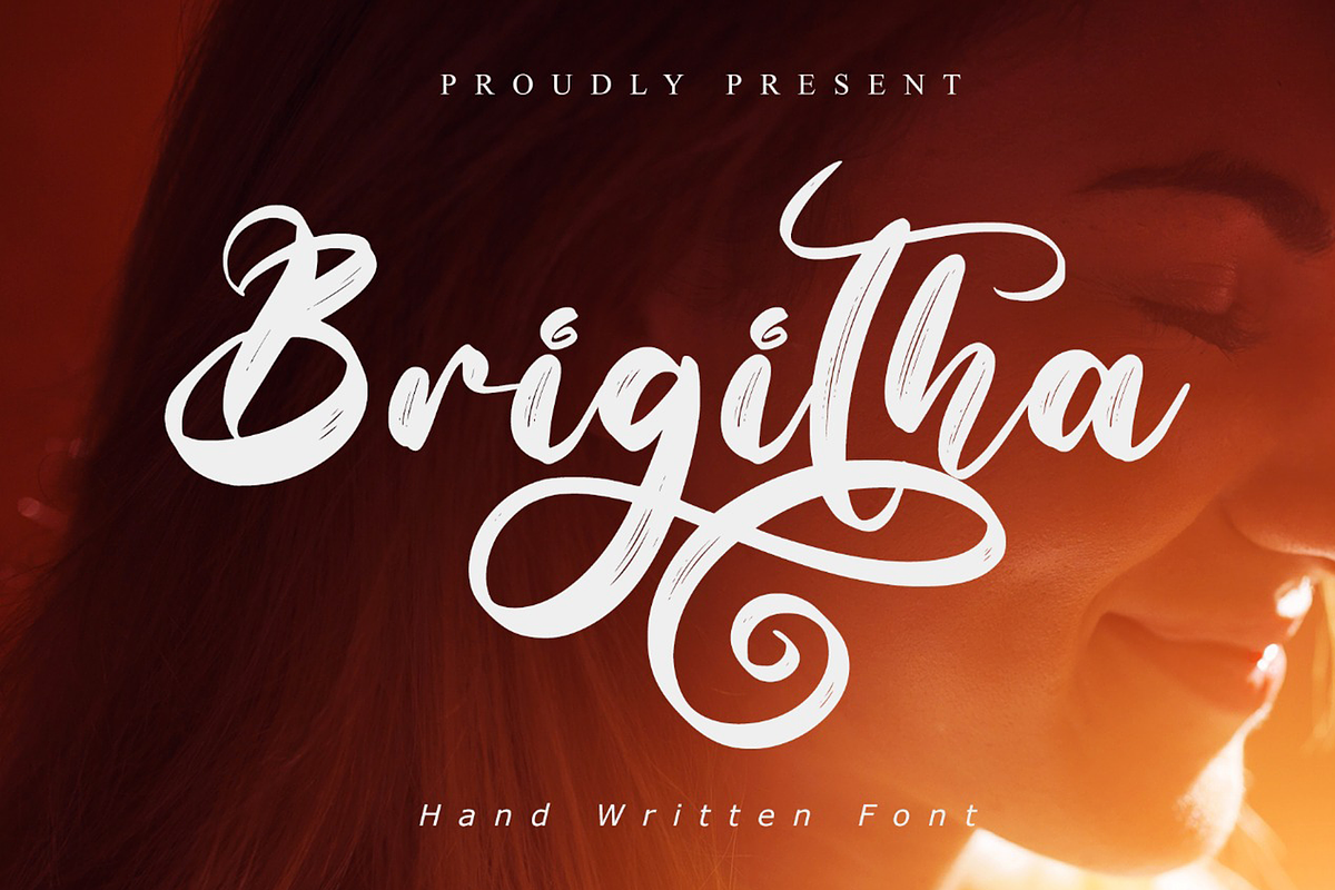 Brigitha // Elegant Script Font, a Script Font by Aldedesign (Photo 1 of 10)