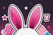 Cyberpunk Rabbit Stickers PNG & JPG, an Object Graphic by ETARA by Mea Hau (Thumbnail 11 of 14)