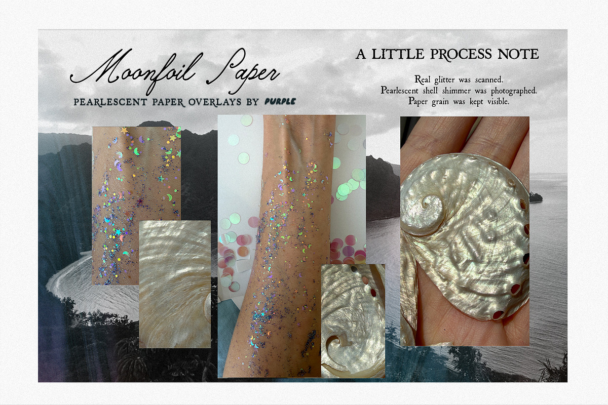 Moonfoil Paper: Pearlescent Overlays, a Texture Graphic by Purple (Photo 18 of 19)