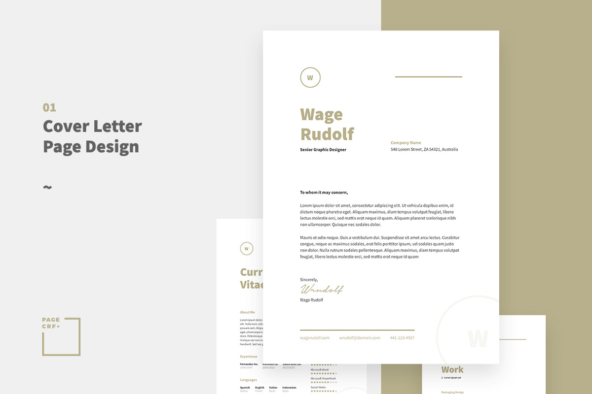 Clean Resume Template, a Resume Template by Page Craft (Photo 2 of 4)