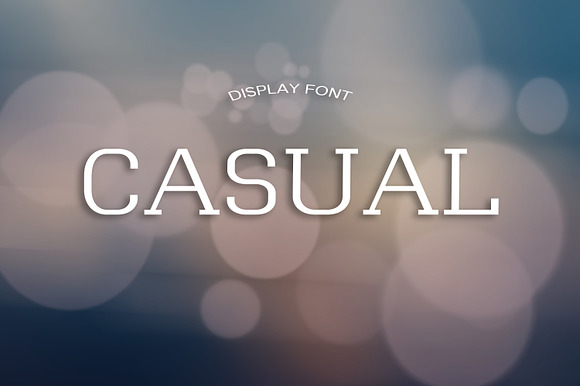 CASUAL font preview 4