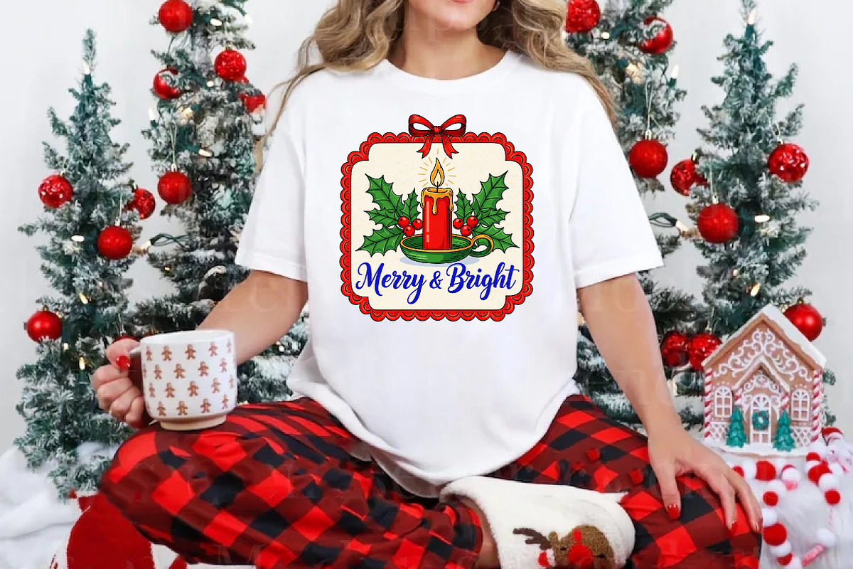 Christmas Candle Frame PNG, an Illustration by CreationArt (Photo 4 of 4)
