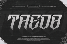 Taeob Gothic - Logo Blackletter Font