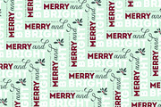 Merry Holiday Christmas Patterns, a Pattern Graphic by Haute Papier (Thumbnail 3 of 4)