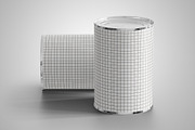 Canned Food Mockup 10 PSD Files, a Cups & Container Mockup by Muhazdinata (Thumbnail 19 of 21)