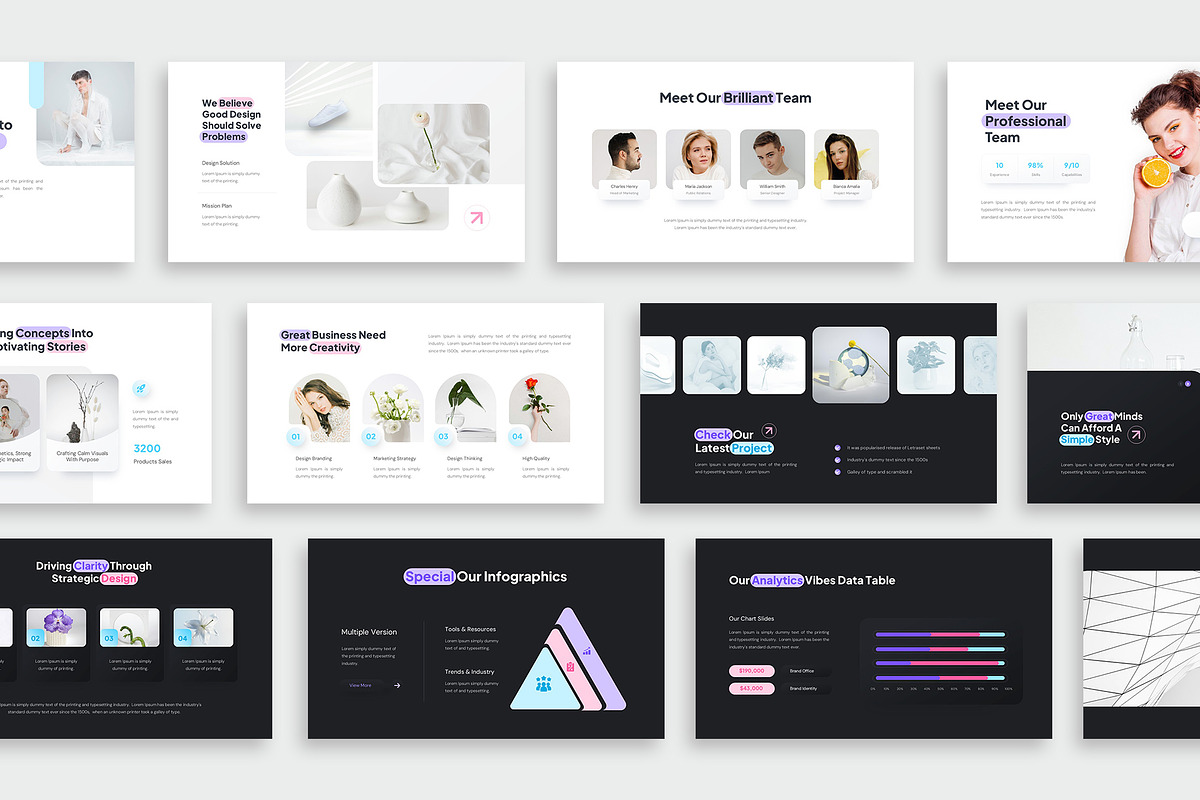 Creative Agency PowerPoint, a Presentation Template by New Coral Design (Photo 3 of 6)