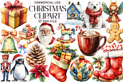 Christmas Clipart, an Illustration by Daily.Designs (Thumbnail 1 of 3)