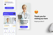 Salud - Health Care Solutions App, an UI Kit Template by Panen Creative (Thumbnail 3 of 3)