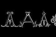 Victorian Alphabets PACK 19 FONTS !!, a Blackletter Font by Intellecta Design (Thumbnail 17 of 48)