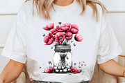 Whimsical Spring Poppy Flowers Clipa, an Illustration by designcity5 (Thumbnail 4 of 5)