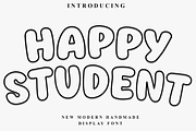 Happy Student, a Script Font by FreshTypeINK (Thumbnail 1 of 8)