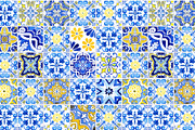 Portuguese Tiles Digital Papers Set2, a Pattern Graphic by ilonitta (Thumbnail 4 of 11)