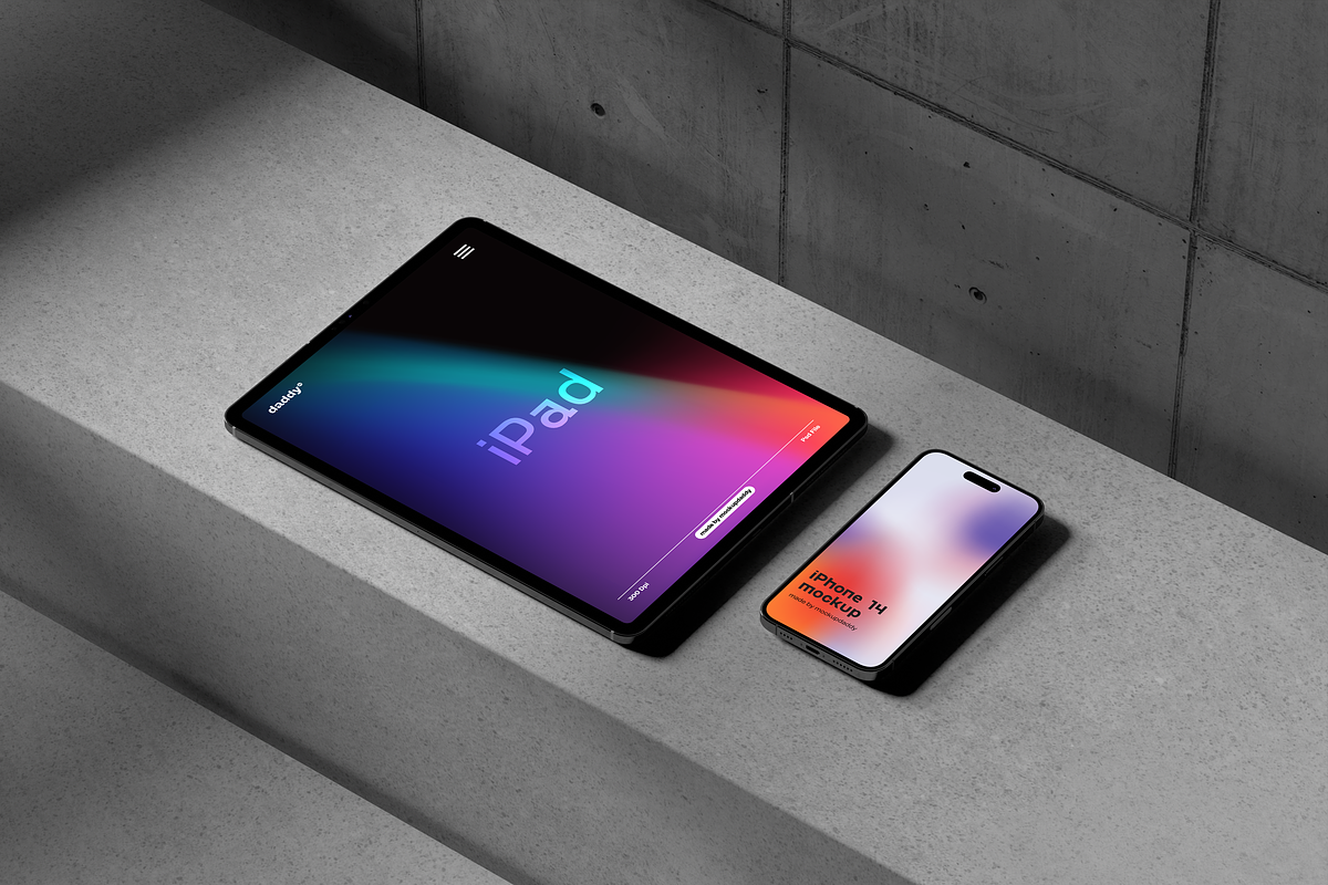 Apple Products Mockup Collection, a Device Mockup by Mockupdaddy (Photo 8 of 20)