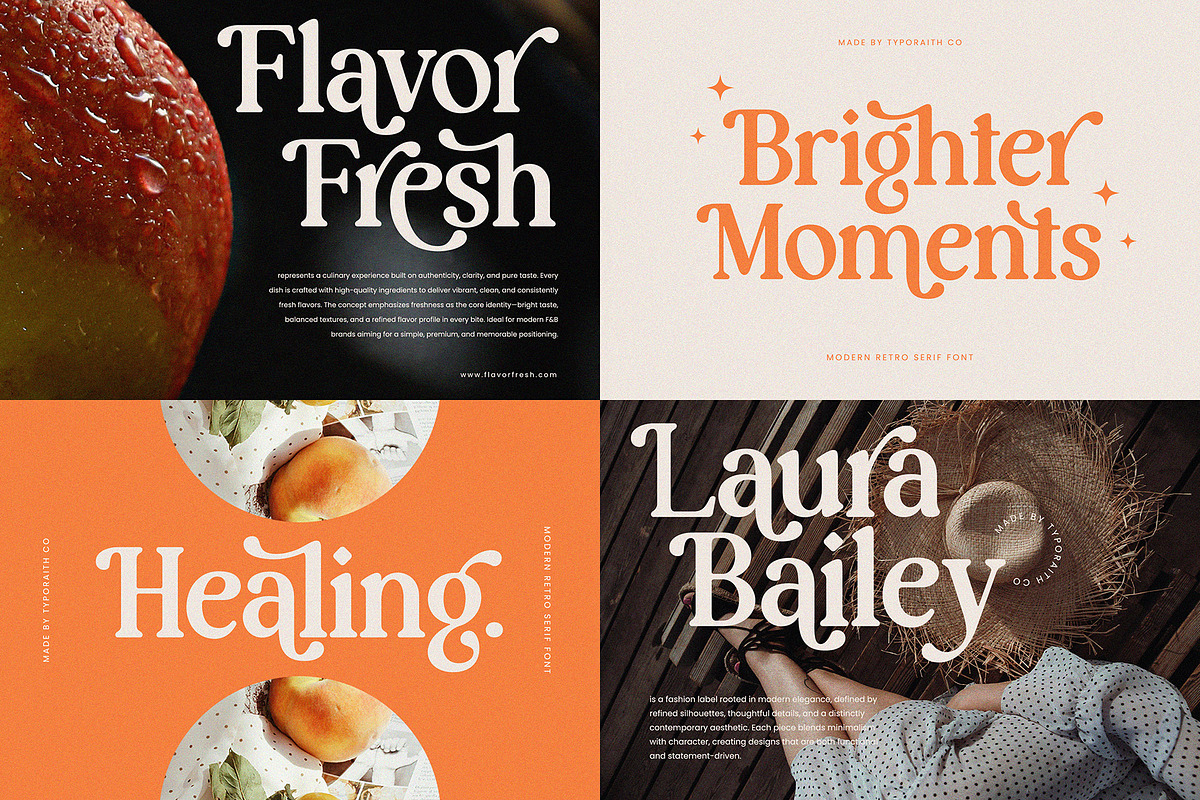 Modern Serif & Script Font Bundle, a Serif Font by Typoraith Co (Photo 6 of 13)