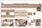 Brown YouTube Branding Kit Canva, a Social Media Template by Studio Eburnean (Thumbnail 1 of 5)