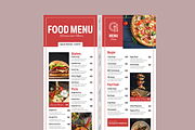Food Menu Template, a Flyer Template by MightyDesign (Thumbnail 4 of 8)