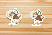 Nightingale Bird with Iran Flag, an Object Graphic by Judsart (Thumbnail 3 of 3)