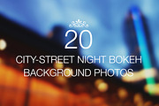20 night bokeh backgrounds, a Background Graphic by pypple (Thumbnail 1 of 4)