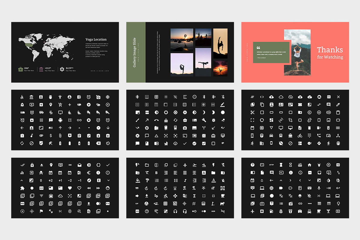 Cinom : Yoga Google Slides, a Presentation Template by Punkl Camp (Photo 9 of 9)